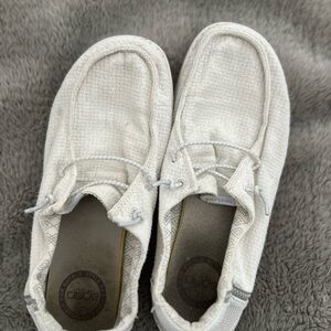 White Casual Women’s Hey Dude Shoes